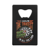 Strakste Shot Groep - Dart Speler Creditkaart Flessenopener (Voorkant)