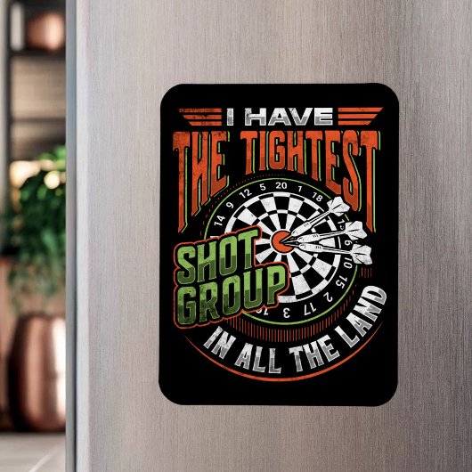 Strakste Shot Groep - Dart Speler Magneet