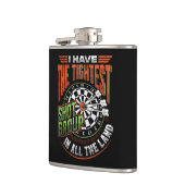 Strakste Shot Group in de Land Dart Flask 6 oz. Heupfles (Links)