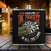 Strakste Shot Group in de Land Dart Flask 6 oz. Heupfles