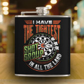 Strakste Shot Group in de Land Dart Flask 6 oz. Heupfles