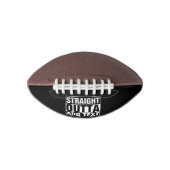 STRAKTE OUTTA - voeg hier jouw tekst/creëer eigen  American Football (Voorkant)