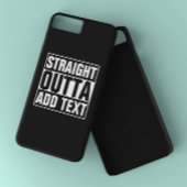 STRAKTE OUTTA - voeg hier jouw tekst/creëer eigen Case-Mate iPhone Case