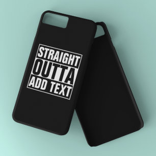 STRAKTE OUTTA - voeg hier jouw tekst/creëer eigen Case-Mate iPhone Case