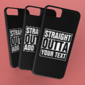 STRAKTE OUTTA - voeg hier jouw tekst/creëer eigen Case-Mate iPhone Case