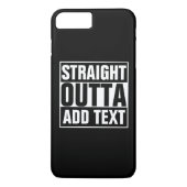 STRAKTE OUTTA - voeg hier jouw tekst/creëer eigen  Case-Mate iPhone Case (Achterkant)