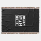 STRAKTE OUTTA - voeg hier jouw tekst/creëer eigen  Deken (Voorkant)