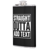 STRAKTE OUTTA - voeg hier jouw tekst/creëer eigen  Heupfles (Links)