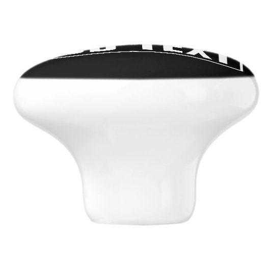 STRAKTE OUTTA - voeg hier jouw tekst/creëer eigen Keramische Knop (Zijkant)