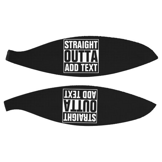 STRAKTE OUTTA - voeg hier jouw tekst/creëer eigen  Mini Basketbal (Panelen)