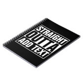 STRAKTE OUTTA - voeg hier jouw tekst/creëer eigen  Notitieboek (Linkerzijde)