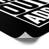 STRAKTE OUTTA - voeg hier jouw tekst/creëer eigen Poster (Hoek)