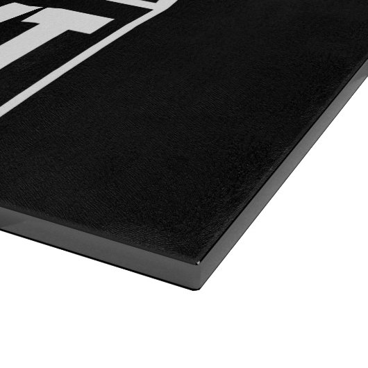 STRAKTE OUTTA - voeg hier jouw tekst/creëer eigen  Snijplank (Hoek)