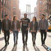 STRAKTE OUTTA - voeg hier jouw tekst/creëer eigen  T-shirt