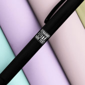 STRAKTE OUTTA - voeg hier jouw tekst/creëer eigen Zwarte Inkt Pen