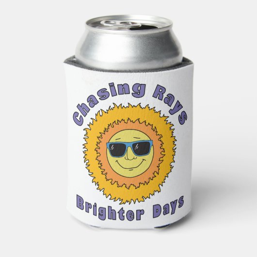 Stralen achtervolgen blikjeskoeler (Blikje Achterkant)