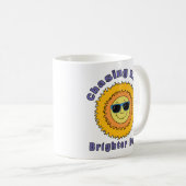 Stralen achtervolgen koffiemok (Voorkant rechts)