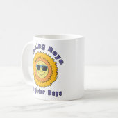 Stralen achtervolgen koffiemok (Voorkant links)