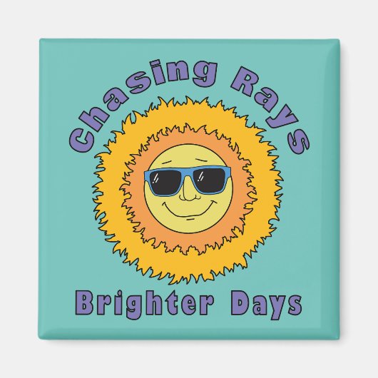 Stralen achtervolgen magneet (Voorkant)