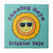 Stralen achtervolgen tegeltje (Voorkant)