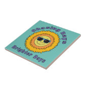 Stralen achtervolgen tegeltje (Zijkant)