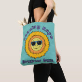 Stralen achtervolgen tote bag (Dichtbij)