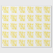 stralen als een ster cadeaupapier (Vlak)