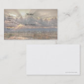 Stralen bij zonsonderend Visitekaartje (Voorkant / Achterkant)