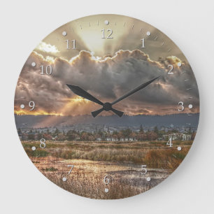 Stralen bij Zonsondergang Grote Klok