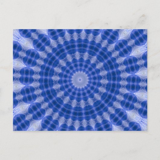 Stralen_Blauw Briefkaart (Voorkant)