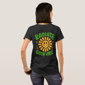 Stralen goede vibes - Sunshine Smiley T-shirt (Achterkant volledig)