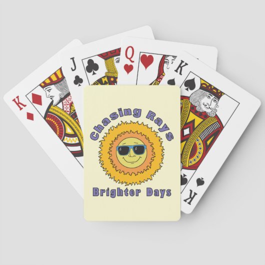 Stralen najagen pokerkaarten (Achterkant)