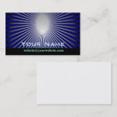 Stralen van het abstract visitekaartje van de zon (Voorkant / Achterkant)
