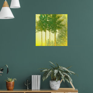 Stralen van hoop 3 Bomenprint Poster