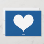 Stralend Blauw Extra Kado Dit Jaar Baby Feestdagenkaart (Achterkant)