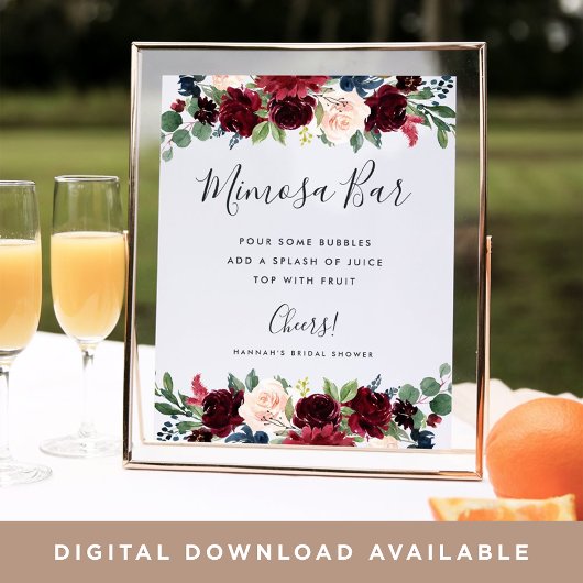 Stralend Bloeiende Mimosa Bar Bord Poster