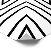Stralend Bloemblaadje Barst Mandala Ontwerp om in Poster (Hoek)
