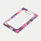 Stralend Bloom Petal Rhapsody Post-it® Notes (Schuin)