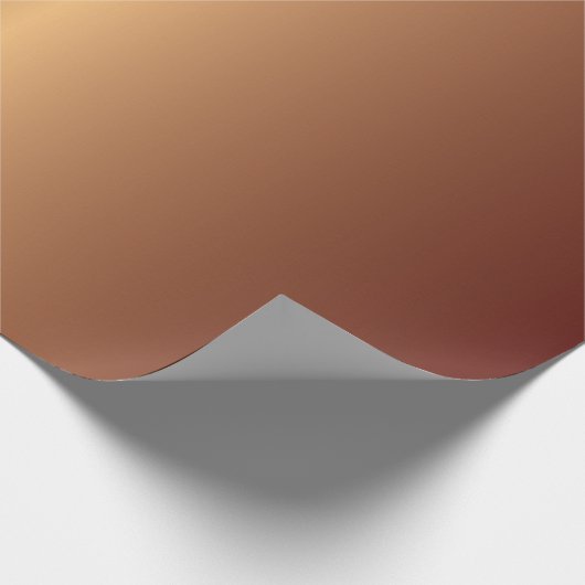 stralend bronsgoud cadeaupapier (Hoek)