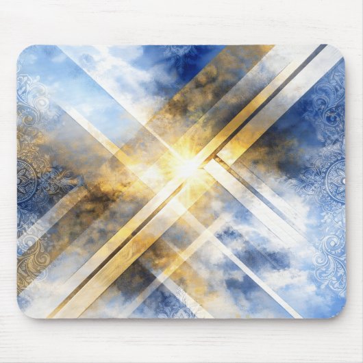 Stralend Crosspoint Muismat (Voorkant)
