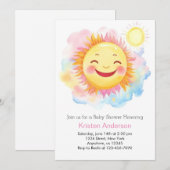 Stralend Een Kleine Ray van Zonneschijn Meisje Bab Kaart (Voorkant / Achterkant)