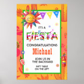 Stralend Fiesta Afstudeerfeest Poster (Voorkant)
