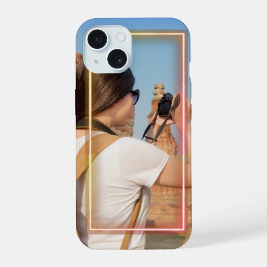 Stralend Frame One Foto iPhone Hoesje 15 Case (Achterkant)