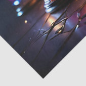 Stralend Glas Kaars Kerst Decoupage Ambachtelijk P Tissuepapier (Detail)