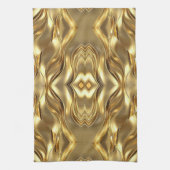 Stralend Gouden Patroon Theedoek (Verticaal)