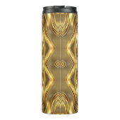 Stralend gouden patroon thermosbeker (Achterkant)