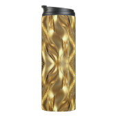 Stralend gouden patroon thermosbeker (Geroteerd rechts)