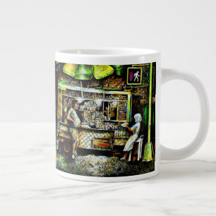 Stralend Grote Koffiekop