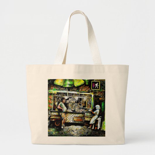 Stralend Grote Tote Bag (Voorkant)