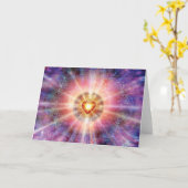 Stralend Hart Kaart (Gele Bloem)